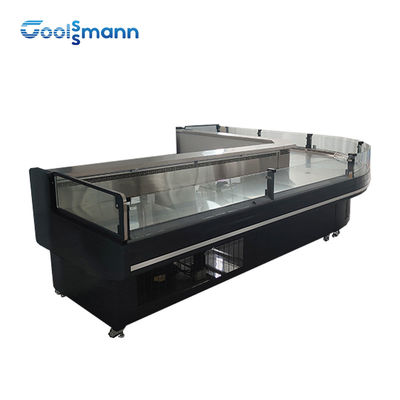 Fan Cooling Meat Display Freezer Cooler Butchery Counter Fridge 180L