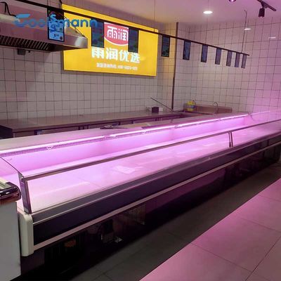 ??????????? προθήκη 0 - 5 ℃ δοχείων ψύξης τροφίμων ψυκτήρων 570L επίδειξης κρέατος