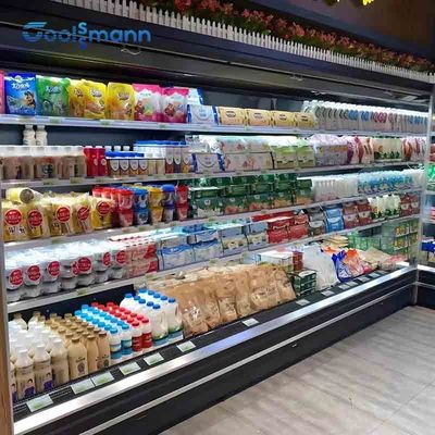 Ψυγείο επίδειξης κατώτατων κέικ ανοξείδωτου, ανοικτός ψυκτήρας επίδειξης 2500L 580KG
